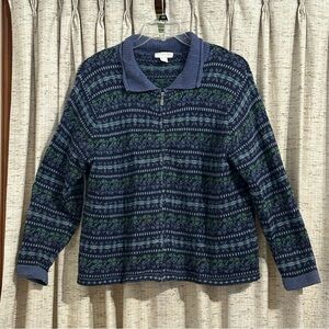 Northern Isles Full Zip Cardigan Sweater - Large